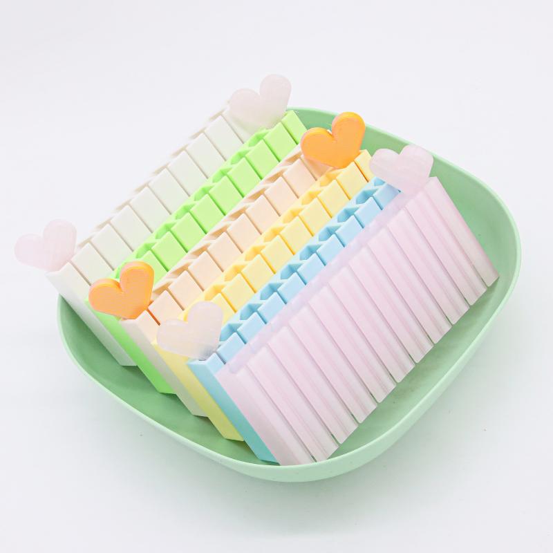 Nail Foil Transfer - Kotak Penyimpanan Foil Kuku Macaron 10-Grid,