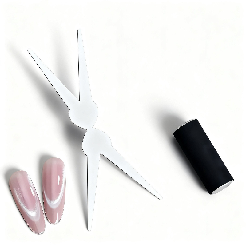 Nail Gel Polish Set - Magnet Kuku Berkepala Ganda Bentuk Prancis