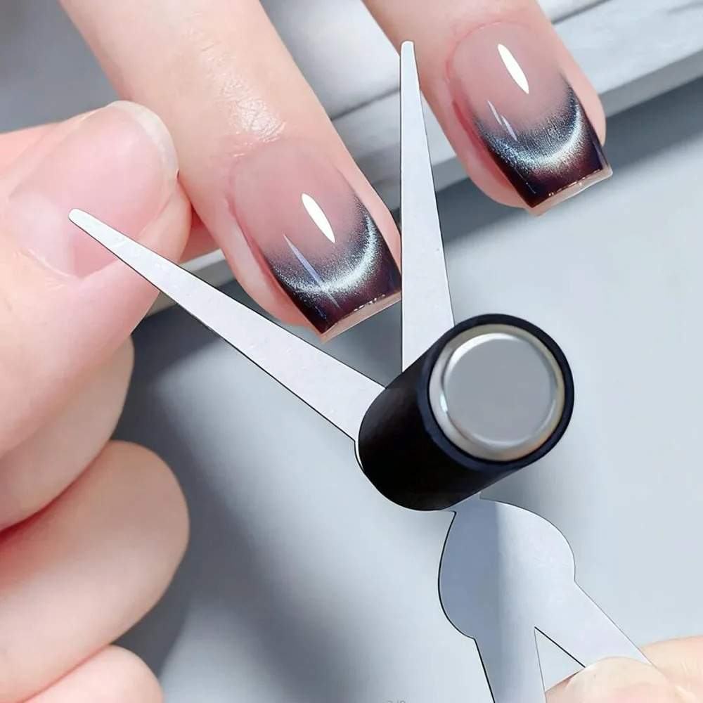 Nail Gel Polish Set - 1/2Pcs Set Magnet Kuku Prancis Dua