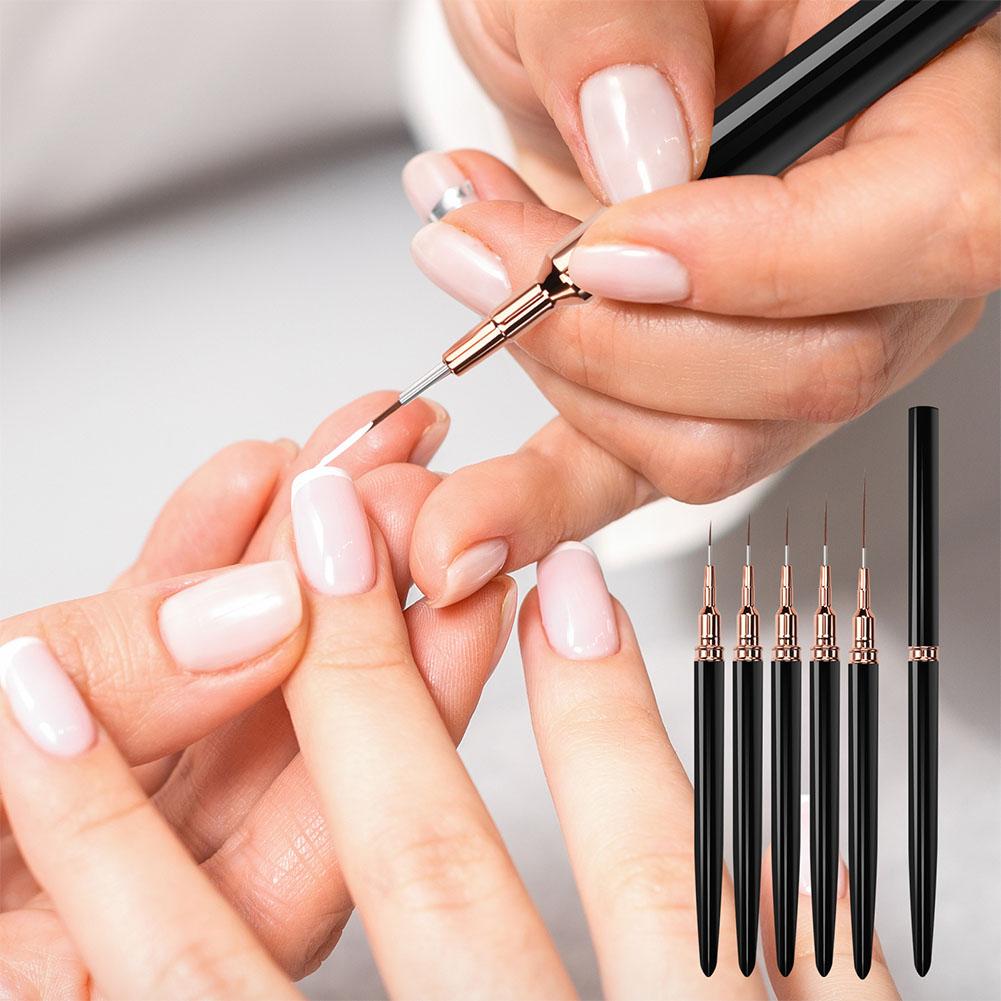 Set Kuas Nail Art 5 PCS 9mm 11 - Nail Gel Polish Set ulasan dan harga