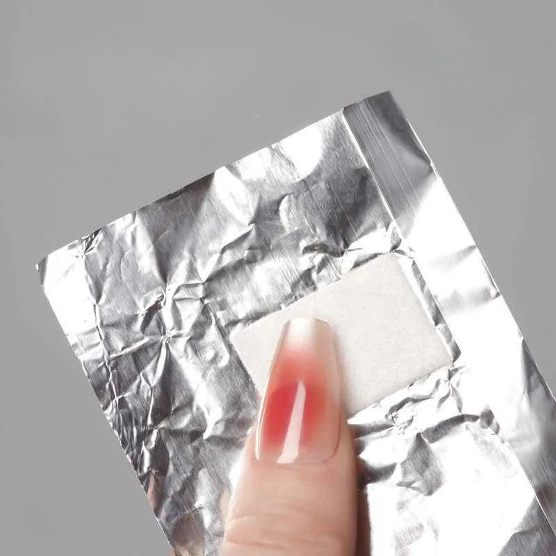 100 Buah Pembungkus Kuku Alumi - Nail Foil Transfer ulasan dan harga