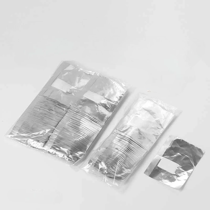 100 Buah Pembungkus Kuku Alumi - Nail Foil Transfer ulasan dan harga