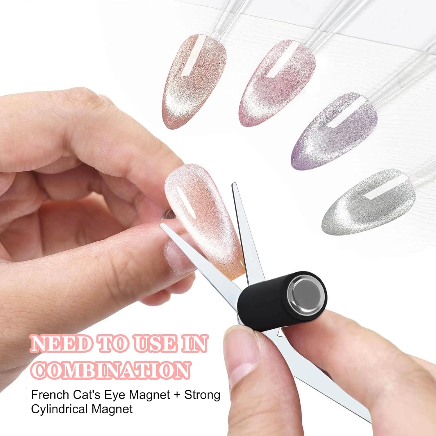 Magnet Kuku 3D Cat Eye Double  - Nail Gel Polish Set ulasan dan harga