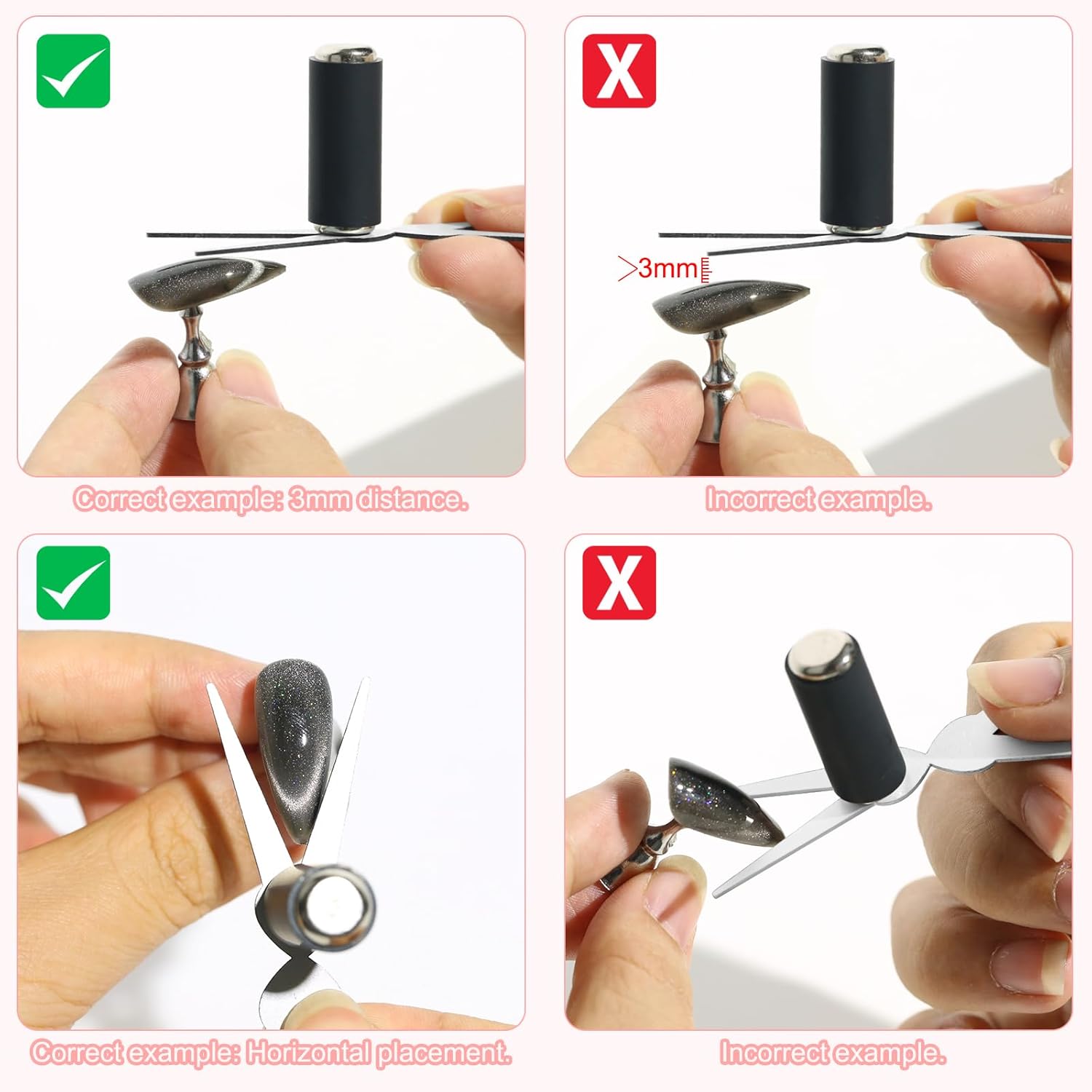 Magnet Kuku 3D Cat Eye Double  - Nail Gel Polish Set ulasan dan harga