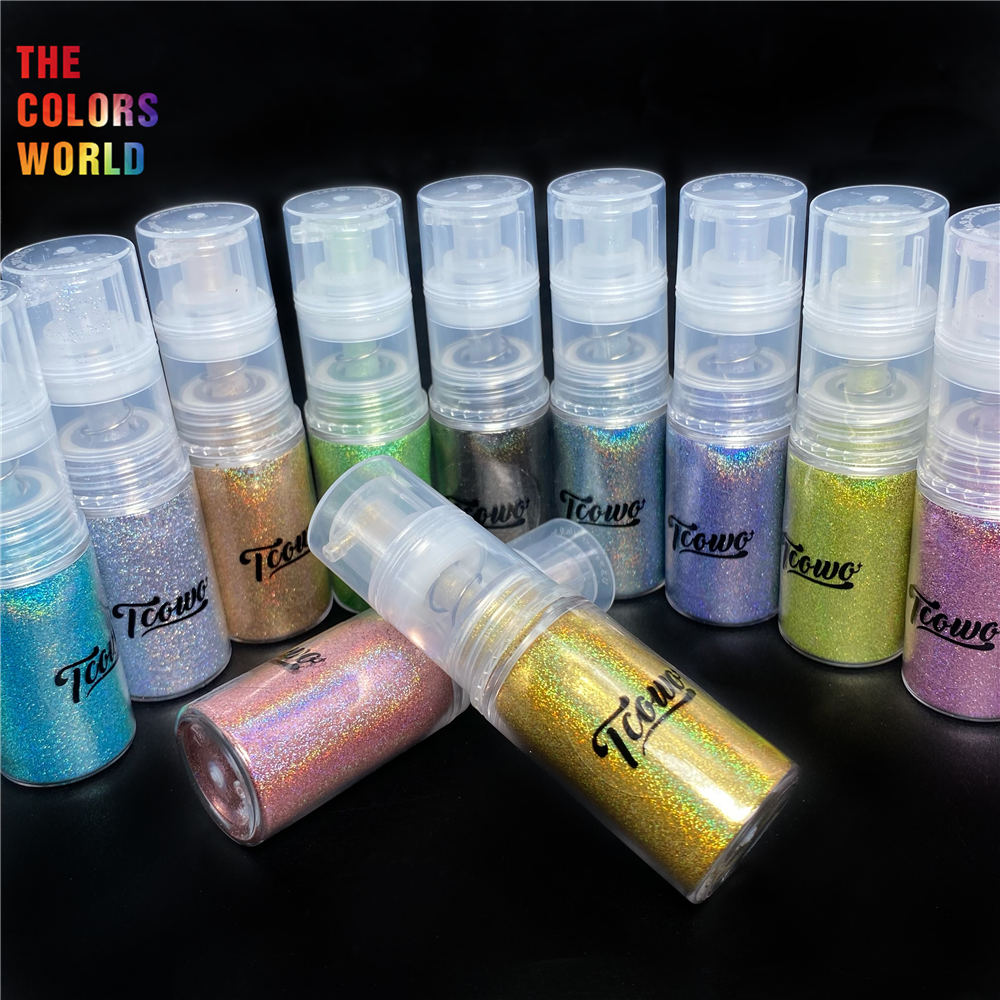 TCT-913 kilau tinggi holografi - Nail Art Ombre Glitter ulasan dan harga