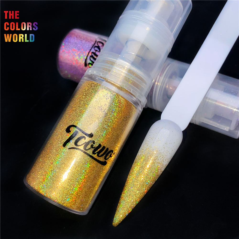TCT-913 kilau tinggi holografi - Nail Art Ombre Glitter ulasan dan harga