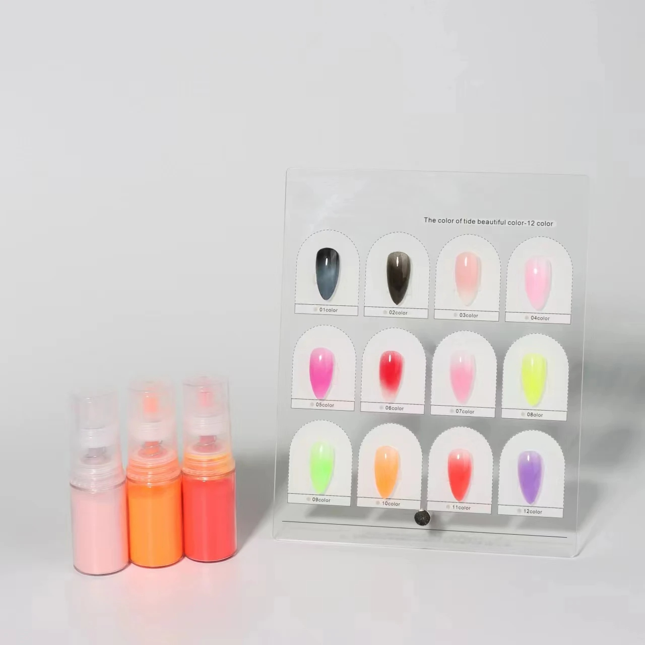 Bubuk Semprot Ombre Terlaris 2 - Nail Art Ombre Glitter ulasan dan harga