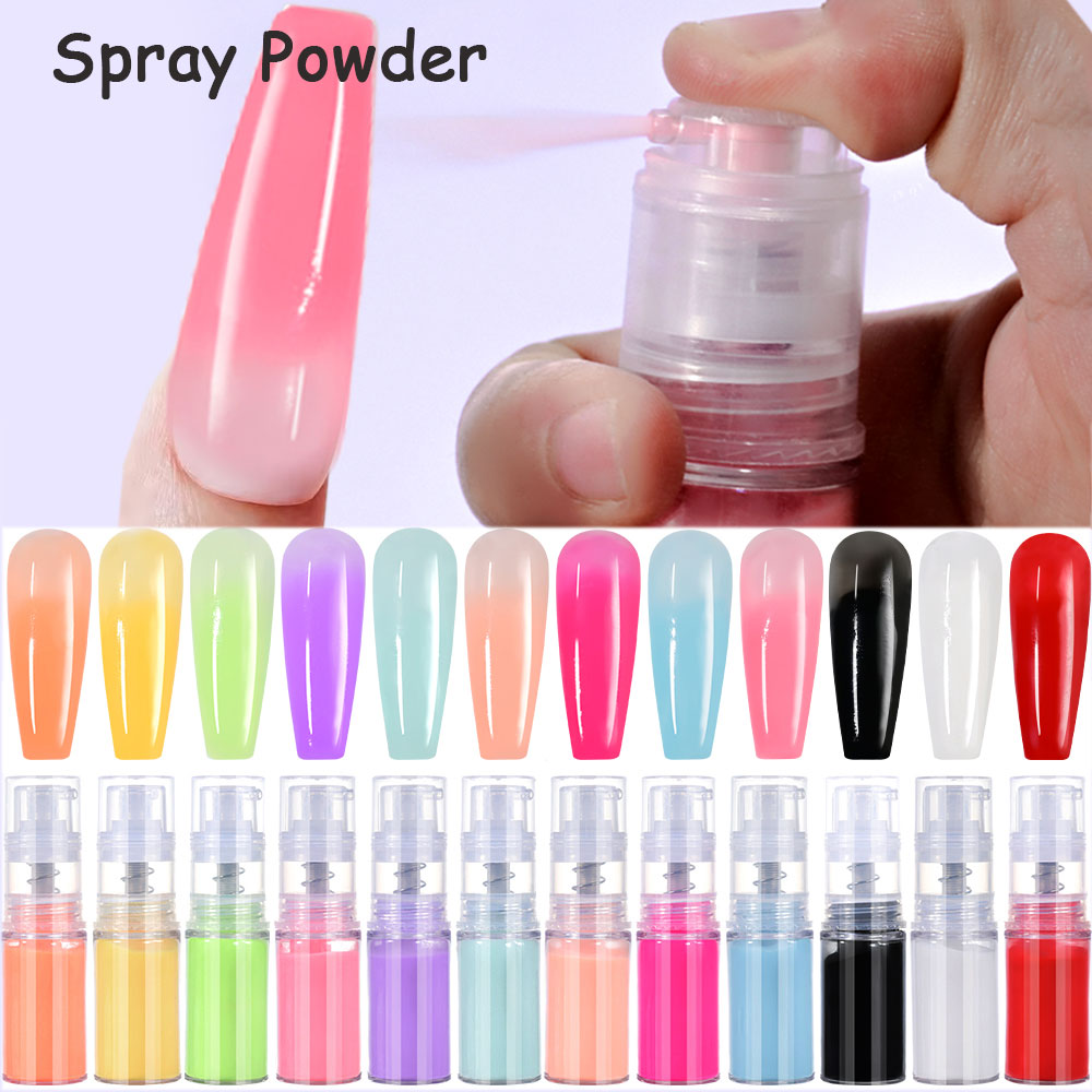 10g/botol seni kuku Ombre semp - Nail Art Ombre Glitter ulasan dan harga