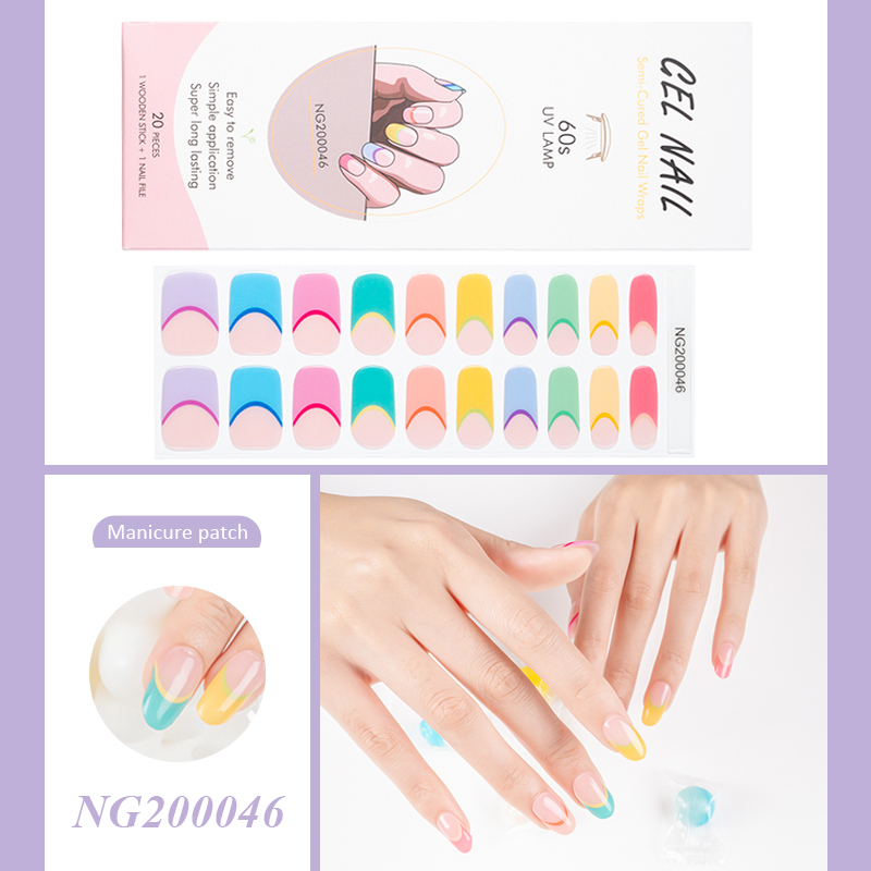 Stiker kuku Gel pola macan tut - Nail Art Leopard ulasan dan harga