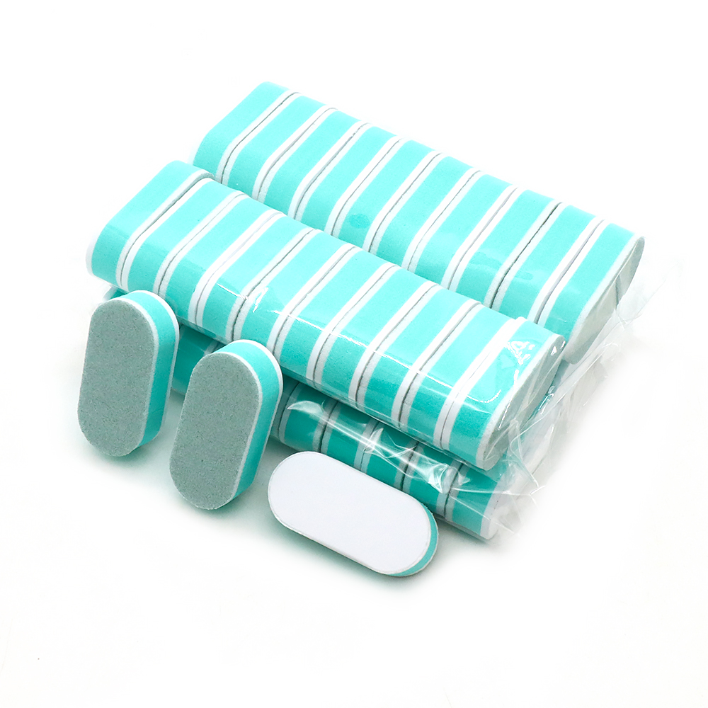 10/60/120 pcs Mini Nail Buffer - Nail Art Inspo ulasan dan harga