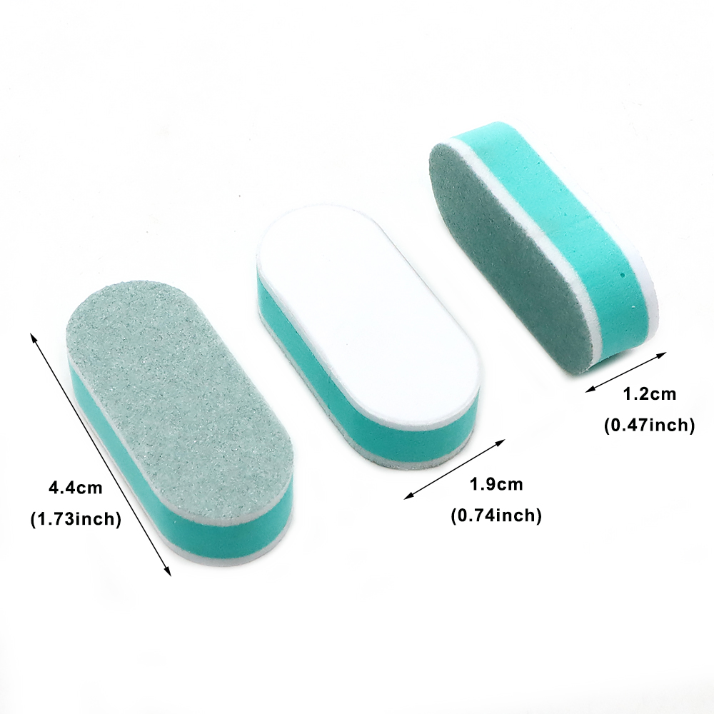 10/60/120 pcs Mini Nail Buffer - Nail Art Inspo ulasan dan harga