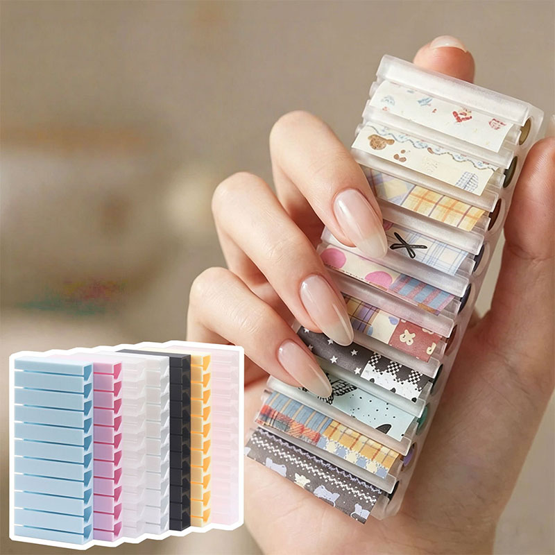 3 Buah Kotak Penyimpanan Foil  - Nail Foil Transfer ulasan dan harga