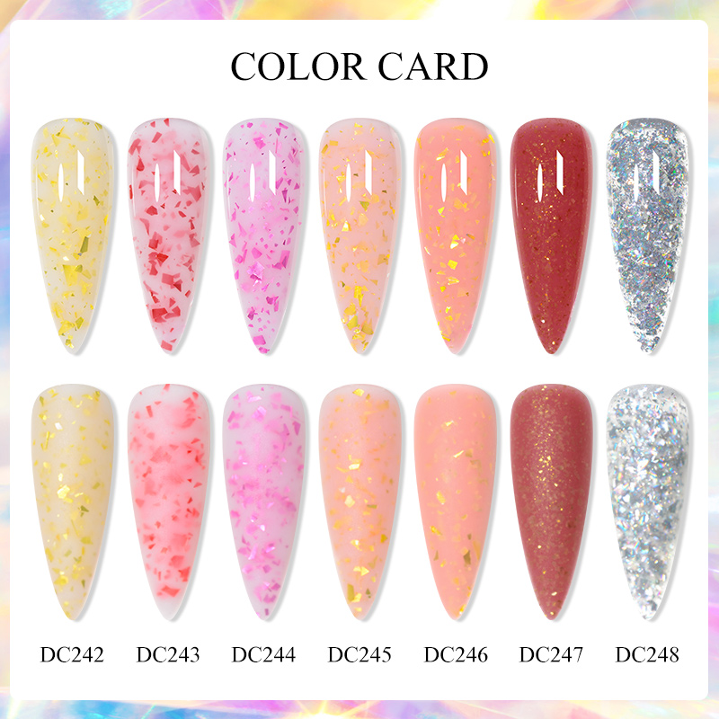 Mtssii 7ML Pink Glitter cepat  - Nail Foil Transfer ulasan dan harga