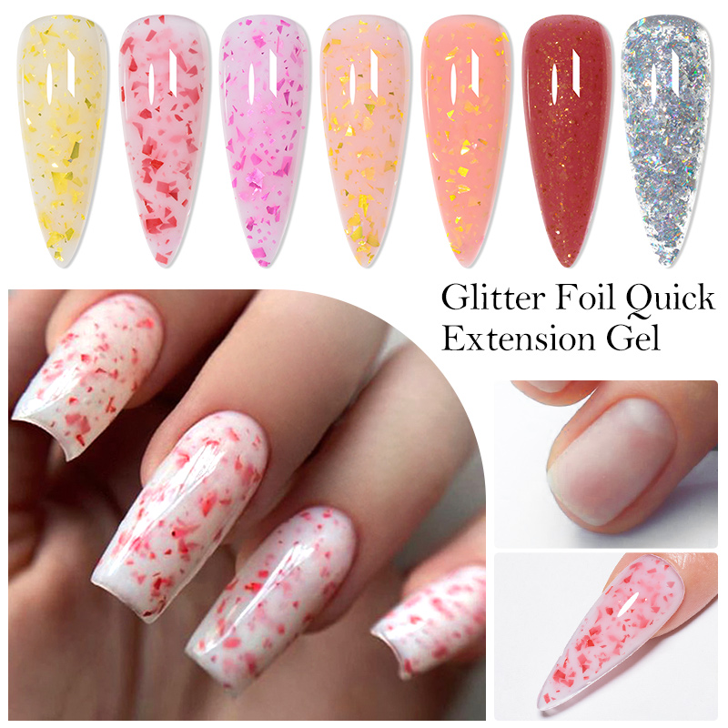 Mtssii 7ML Pink Glitter cepat  - Nail Foil Transfer ulasan dan harga