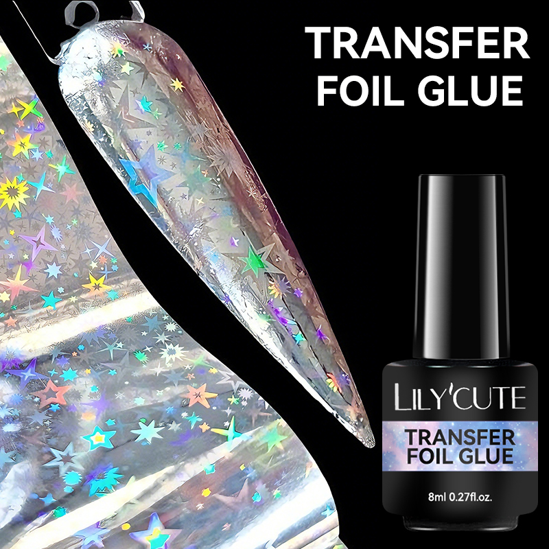 LILYCUTE 8ML Lem Transfer Foil - Nail Foil Transfer ulasan dan harga