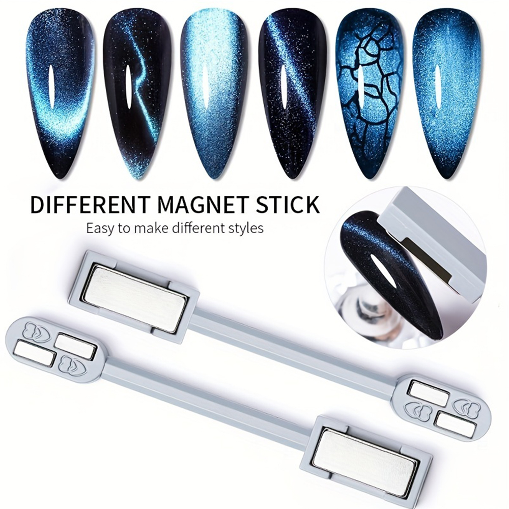 1/2 Buah Set Magnet Mata Kucin - Nail Gel Polish Set ulasan dan harga