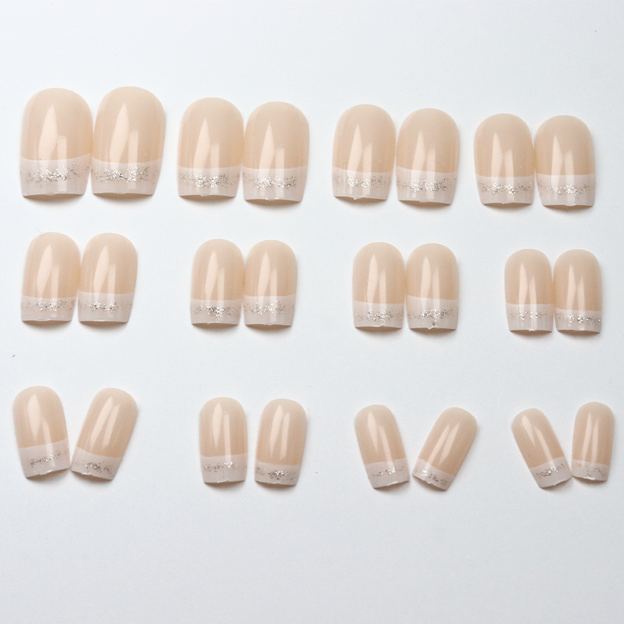 24pcs/set Kuku Palsu Kotak Sed - Nail Art Gliter ulasan dan harga