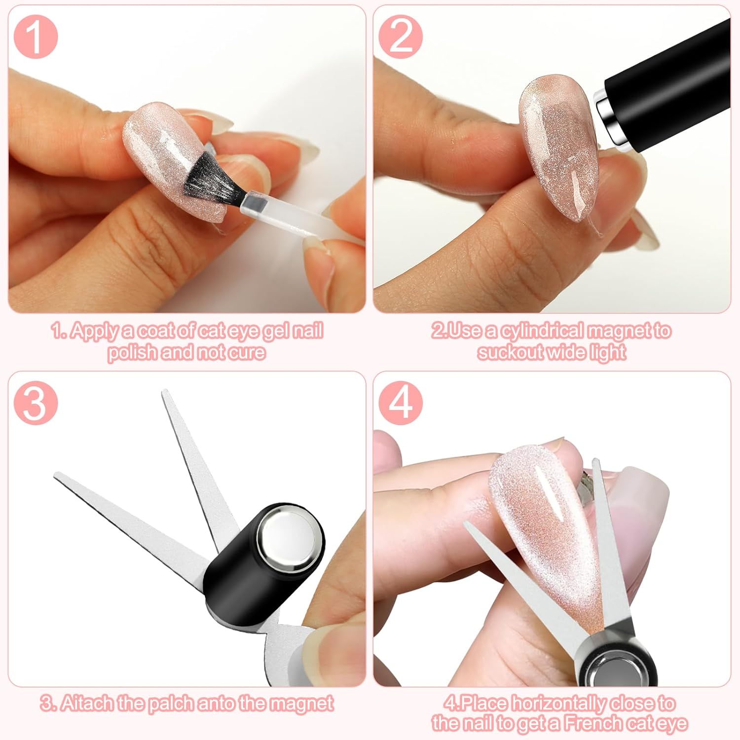Magnet Kuku Berkepala Ganda Be - Nail Gel Polish Set ulasan dan harga