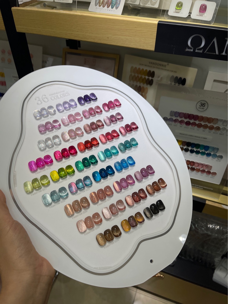 2026 U Omeei 36 Warna Cat Eye  - Nail Gel Polish Set ulasan dan harga