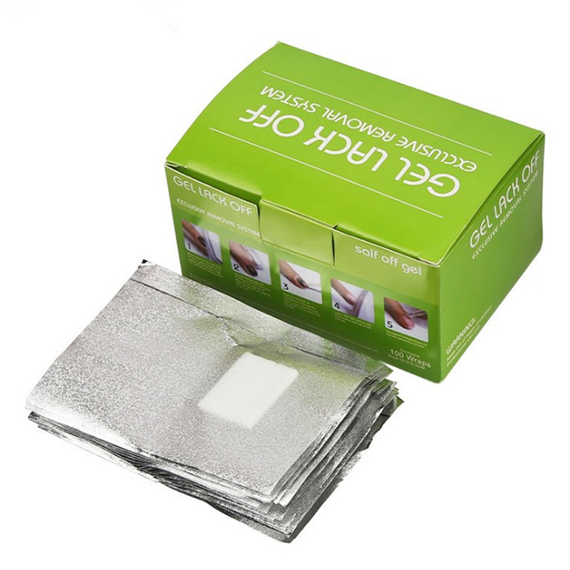 100Pcs/Box Pembungkus Foil Pen - Nail Foil Transfer ulasan dan harga
