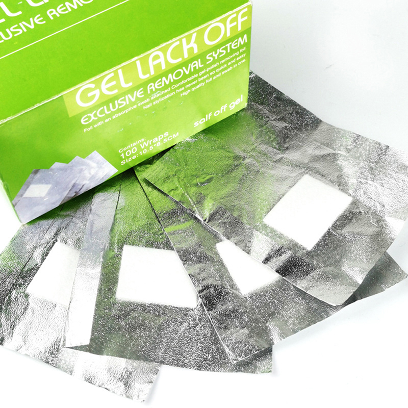 100Pcs/Box Pembungkus Foil Pen - Nail Foil Transfer ulasan dan harga