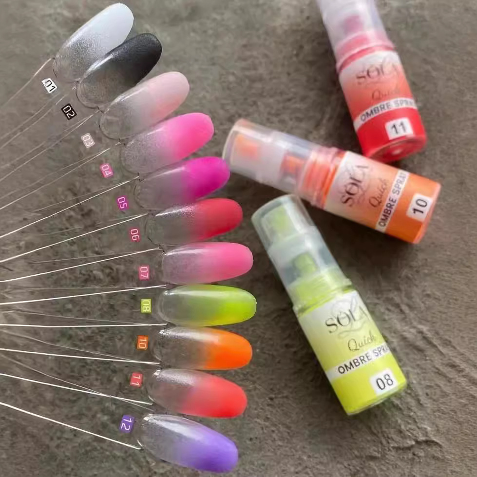 Terlaris 10g tabung Ombre semp - Nail Art Ombre Glitter ulasan dan harga
