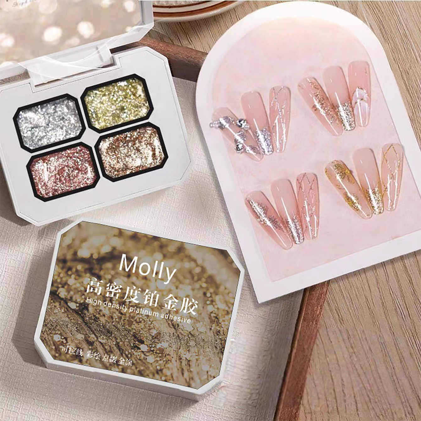 Palet Gel Nail Art MIANEL Chun - Nail Foil Transfer ulasan dan harga