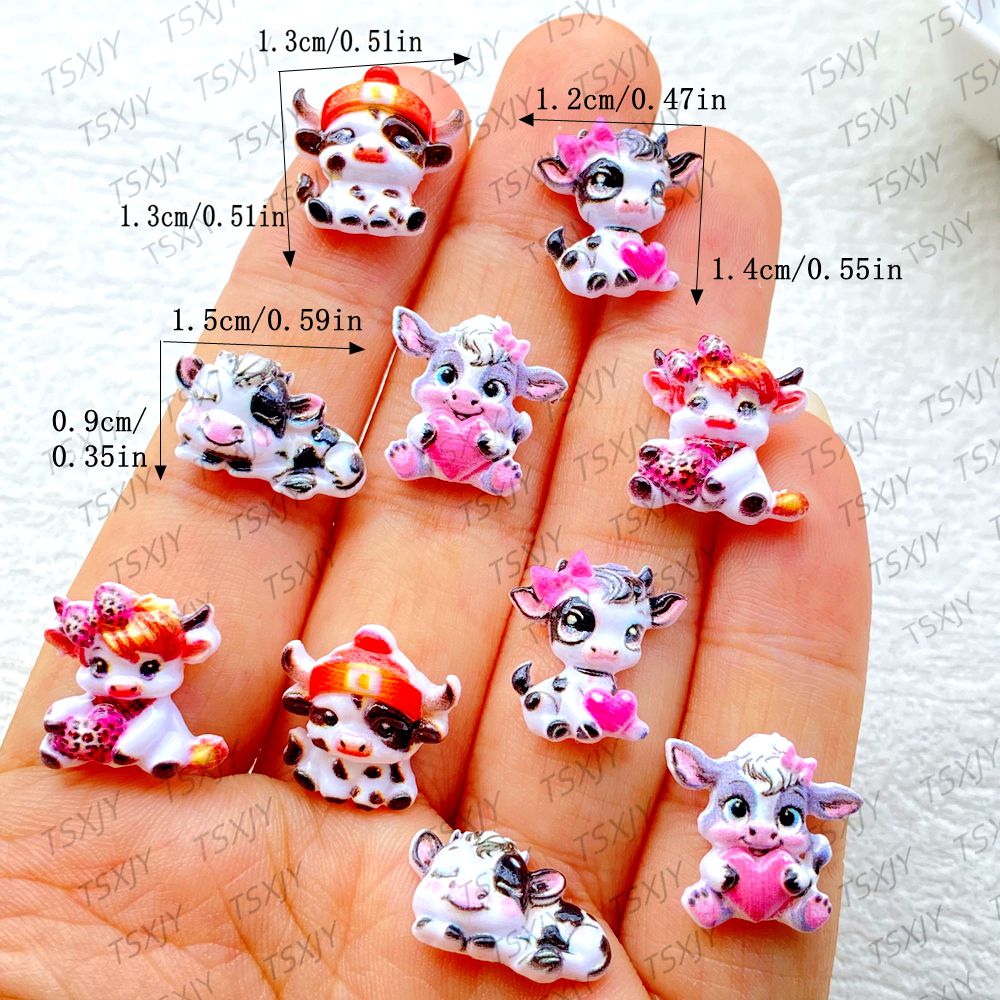 50Pcs Aksesoris Kuku Resin Des - Nail Art Xmas ulasan dan harga