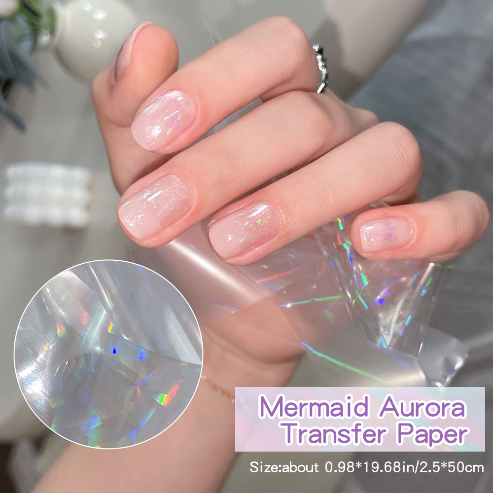 10 Gulungan Kertas Transfer Ku - Nail Foil Transfer ulasan dan harga