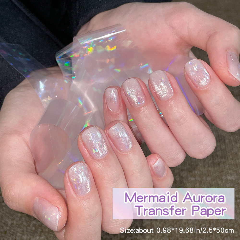 10 Gulungan Kertas Transfer Ku - Nail Foil Transfer ulasan dan harga