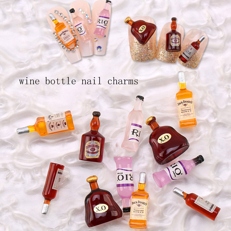 20 * Buah Baru Botol Anggur Ji - Nail Art Xmas ulasan dan harga