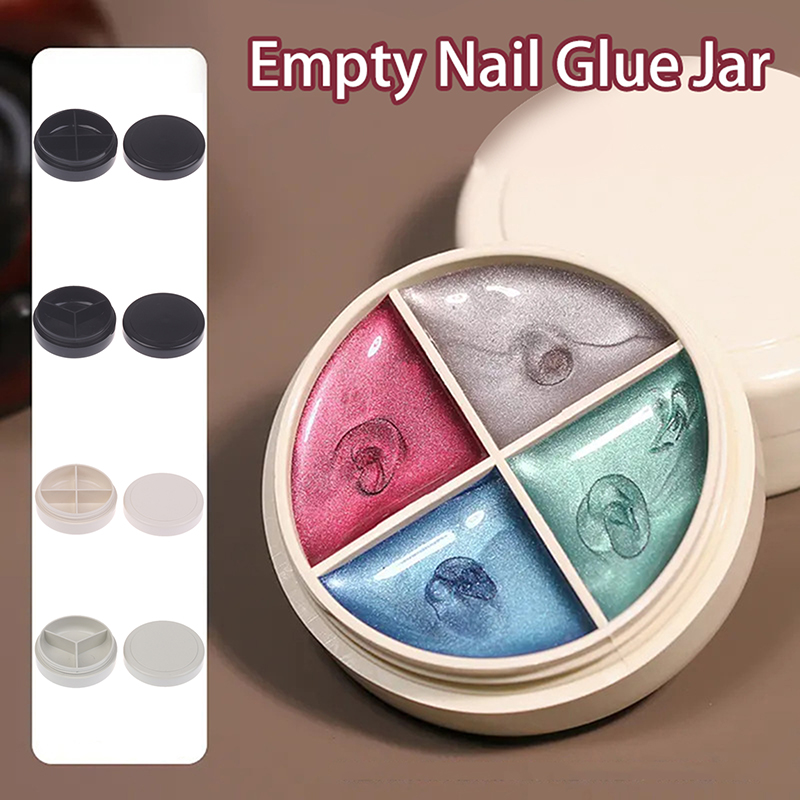 Kotak Penyimpanan Gel Kuku 3/4 - Nail Art Gliter ulasan dan harga