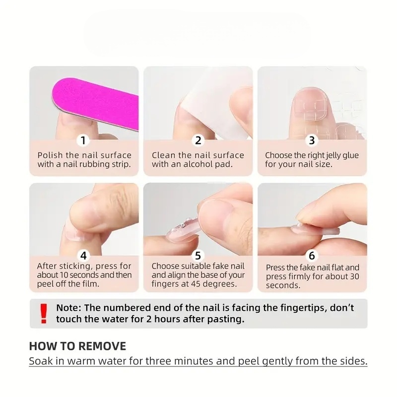 10 Buah Seni Kuku Persegi Pend - Nail Art Gliter ulasan dan harga